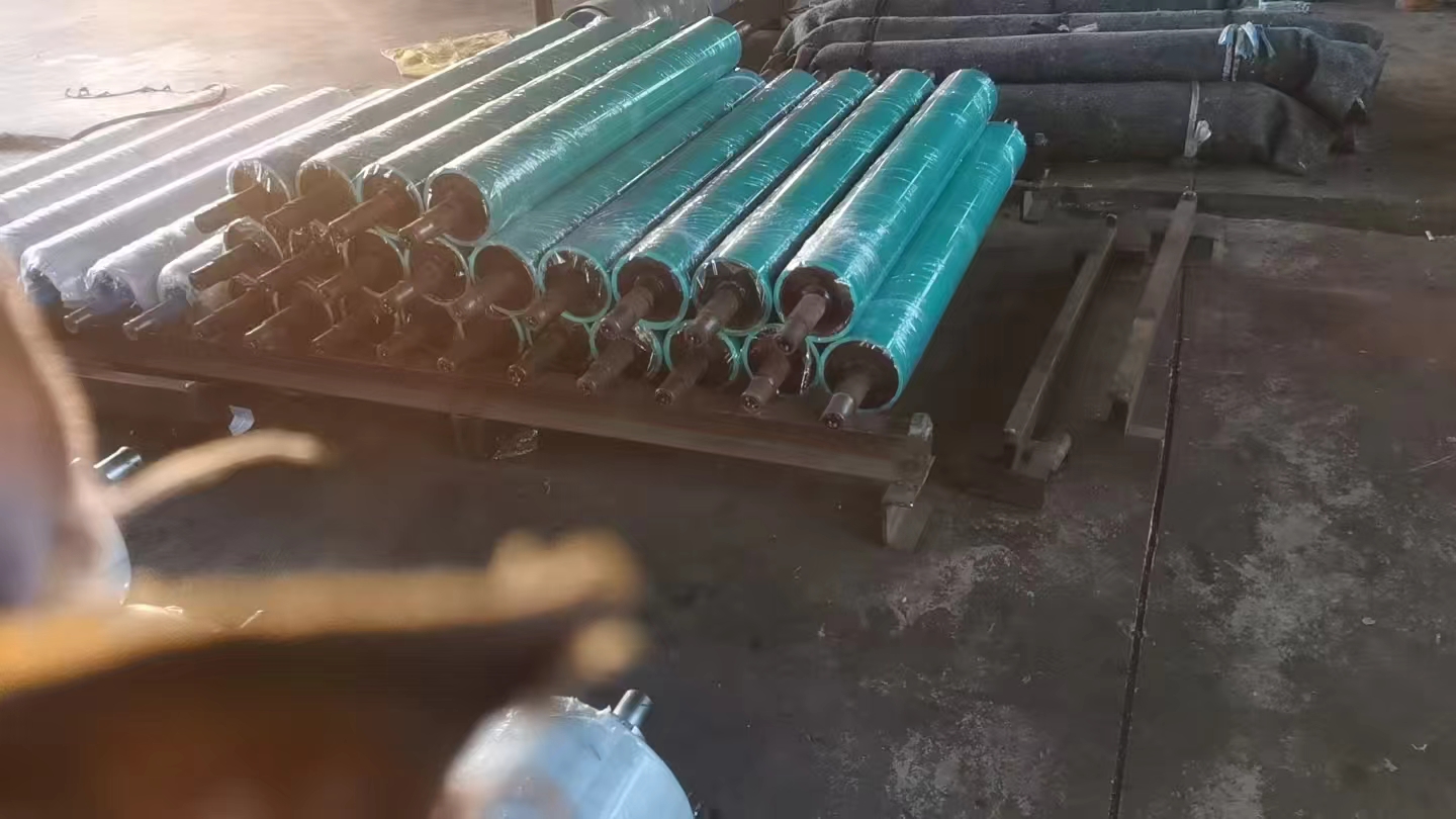 物流分拣线输送机械胶辊定做现场